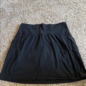 Athleta Black Mini A-line Skirt Casual